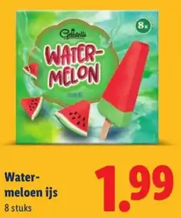 Lidl Watermeloen ijs aanbieding