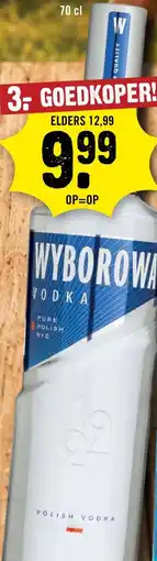 Dirck 3 Wyborowa Vodka aanbieding
