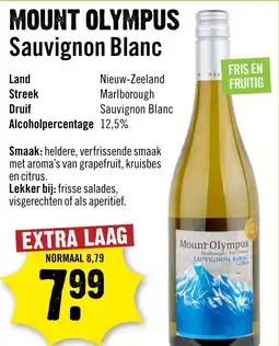 Dirck 3 Mount Olympus Sauvignon Blanc aanbieding