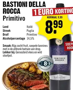 Dirck 3 Bastioni Della Rocca Primitivo aanbieding