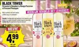 Dirck 3 Black Tower Strawberry Raspberry, Mango Passsion of Passion Pineapple aanbieding