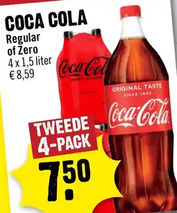 Dirck 3 Coca-Cola Regular of Zero aanbieding