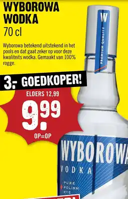 Dirck 3 Wyborowa Wodka aanbieding