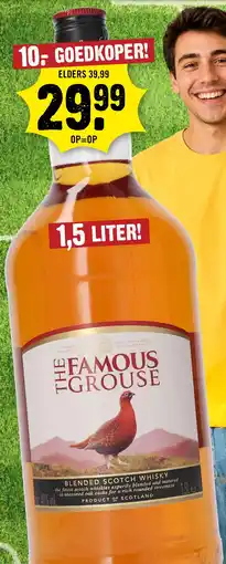 Dirck 3 The Famous Grouse Blended Scotch Whisky aanbieding