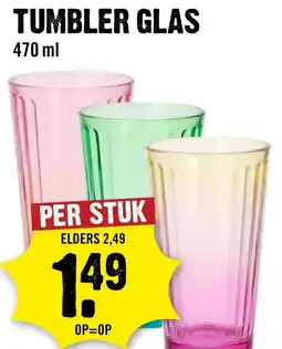 Dirck 3 Tumbler glas aanbieding