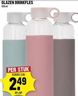 Dirck 3 Glazen drinkfles aanbieding