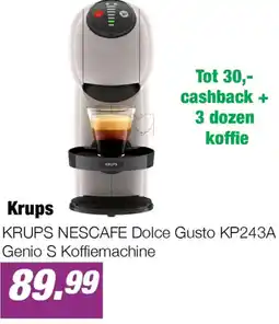 EP Krups NESCAFE Dolce Gusto KP243A Genio S Koffiemachine aanbieding