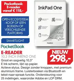 Vobis Pocketbook E-READER 10,3 INCH INKPAD ONE aanbieding