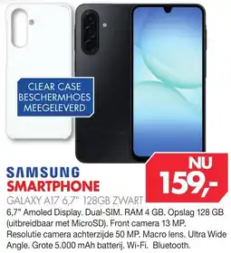 Vobis SAMSUNG SMARTPHONE GALAXY A17 6,7" 128GB ZWART aanbieding