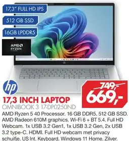 Vobis 17,3 INCH LAPTOP OMNIBOOK 3 17-DP0250ND aanbieding
