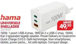 Vobis Hama UNIVERSELE SNELLADER 201997 aanbieding