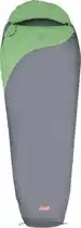 Bol.com Coleman Biker Mummy Slaapzak - 220 x 80 x 55 cm - Grijs/groen aanbieding