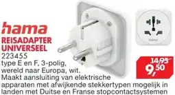 Vobis Hama REISADAPTER UNIVERSEEL 223455 aanbieding