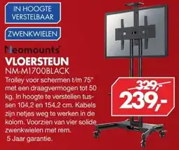 Vobis Neomounts VLOERSTEUN NM-M1700BLACK aanbieding