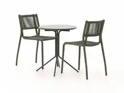 Kees Smit Manifesto Misurina/Aziano ø60cm dining tuinset 3-delig stapelbaar aanbieding