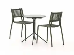 Kees Smit Manifesto Misurina/Aziano ø60cm dining tuinset 3-delig stapelbaar aanbieding
