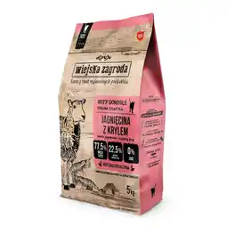 Zooplus Dubbelpak: 2x5kg Wiejska Zagroda Kat Lam met Krill Kattenvoer droog aanbieding