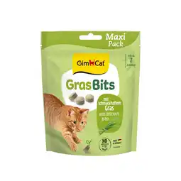 Zooplus GimCat Gras Bits - 140 g aanbieding