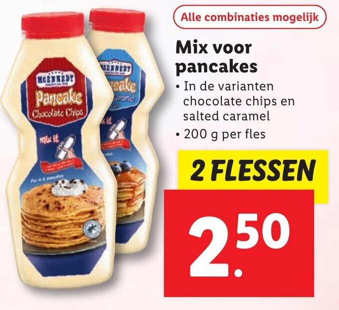 Mix voor pancakes 200g aanbieding bij Lidl