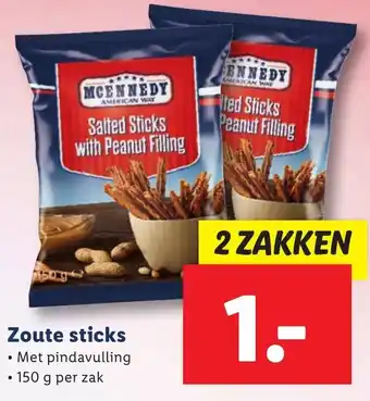 Lidl Zoute sticks 150g aanbieding