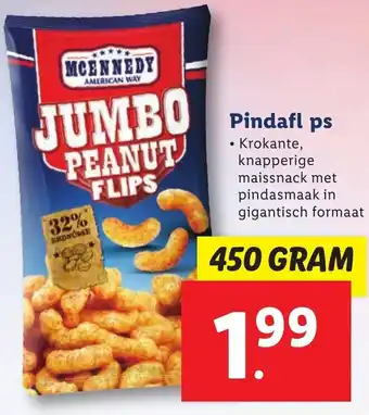 Lidl Pindafl ps 450g aanbieding