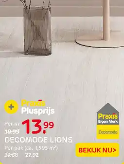 Praxis Decomode lions aanbieding