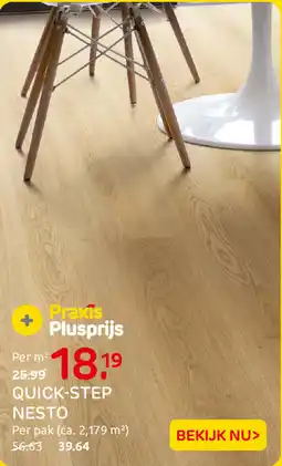 Praxis Quick-step nesto aanbieding