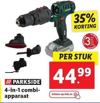 Lidl 4-in-1 combi- apparaat aanbieding