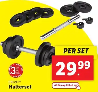 Lidl Halterset aanbieding