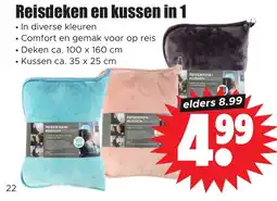 Dirk Reisdeken en kussen in 1 aanbieding