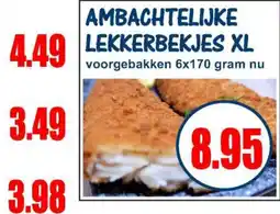 Vrieskoop Ambachtelijke Lekkerbekjes XL aanbieding