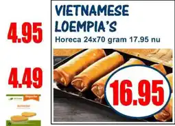 Vrieskoop Vietnamese Loempia's aanbieding