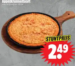 Dirk Appelkruimeltaart aanbieding