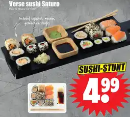 Dirk Verse sushi Saturo aanbieding