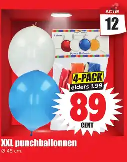 Dirk XXL Punchballonnen aanbieding