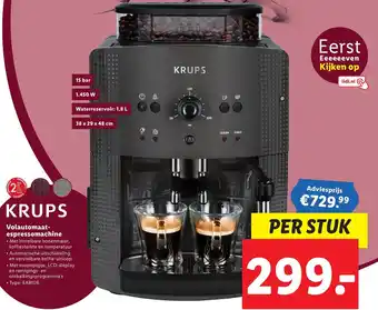 Lidl Volautomaat- espressomachine aanbieding