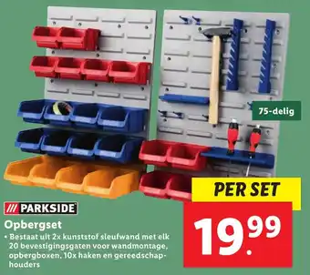 Lidl Opbergset aanbieding