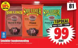 Dirk Smulldier hondenvoeding aanbieding
