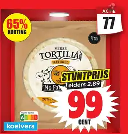 Dirk Verse Tortilla Naturel aanbieding