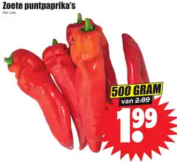Dirk Zoete Punt Paprika's aanbieding