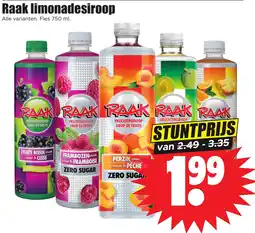 Dirk Raak Limonadesiroop aanbieding