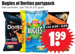 Dirk Bugles of Doritos Partypack aanbieding