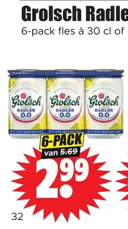 Dirk Grolsch Radler aanbieding