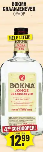 Dirk Bokma Jonge Ggraangenever aanbieding
