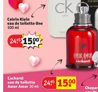 Kruidvat Cacharel eau de toilette amor amor 30ml aanbieding