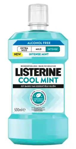 De Online Drogist Listerine Cool Mint Intense Mondspoeling 500ML aanbieding