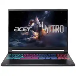 MediaMarkt Acer Nitro V 16s Ai Anv16s-41-r9u6 - 16 Inch Full Hd Amd Ryzen 7 260 Gb 512 Geforce Rtx 5060 Qwerty aanbieding