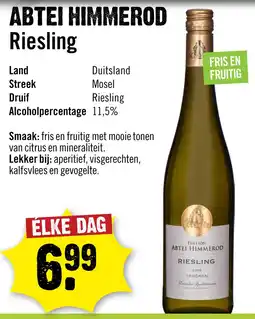 Dirck 3 Abtei Himmerod Riesling 75 cl aanbieding