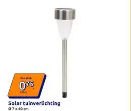 Action Solar tuinverlichting aanbieding