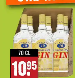 Dirck 3 Quality 10 London Dry Gin 70 cl aanbieding